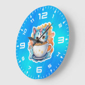 Kat met koffie Mok-94678 Grote Klok (Hoek)