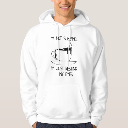 Kat met koffie-Mok Hoodie (Voorkant)