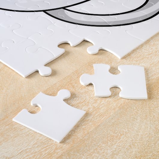 Kat met koffiebeker legpuzzel (Zijkant)