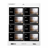 Kat met kritische massa etiket (Full Sheet)