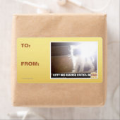 Kat met kritische massa etiket (Insitu)