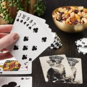 Kat met kroonspelkaarten Pokerkaarten (Insitu)