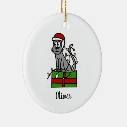 Kat met lampjes Ornamenten (Rechts)