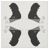 Kat met leeuwenschaduw stof (Swatch)