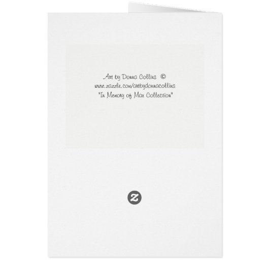 Kat met lintje op de Britse thuiskaart (Achterkant)