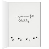 Kat met lintje op de Britse thuiskaart (Binnen (Rechts))