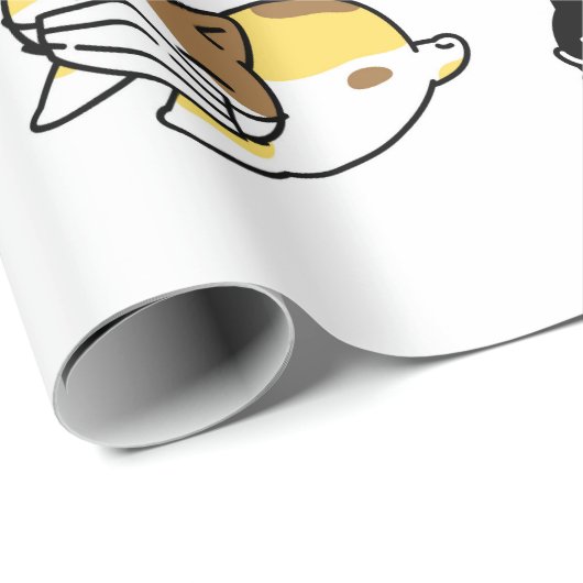 KAT MET MASKER inpakpapier (Rol Hoek)