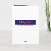 Kat met masker - Maskers en Bad Breath Meng niet Kaart (Achterkant)