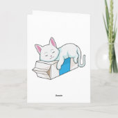 Kat met Melk Kaart (Achterkant)