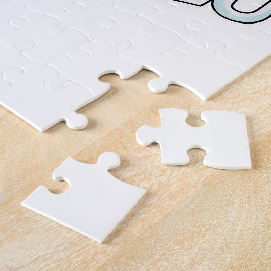 Kat met melk legpuzzel (Zijkant)