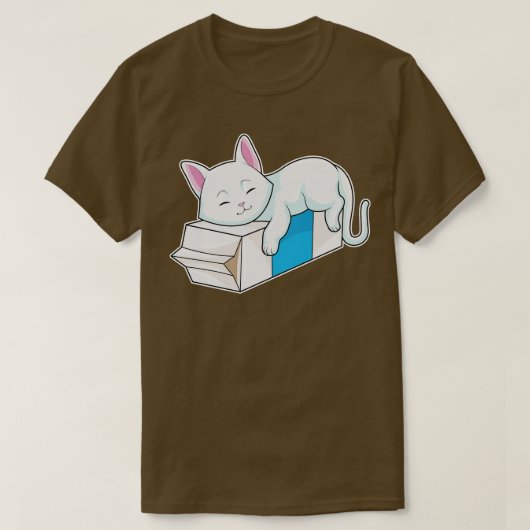 Kat met melk t-shirt (Design voorkant)