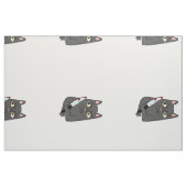 kat met mes stof (Fat Quarter)