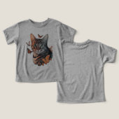Kat met monarchvlinders (Ontwerp Voorkant & Achterkant)
