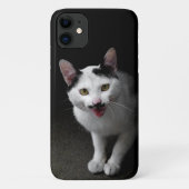 Kat met Mustache Case-Mate iPhone Case (Achterkant)