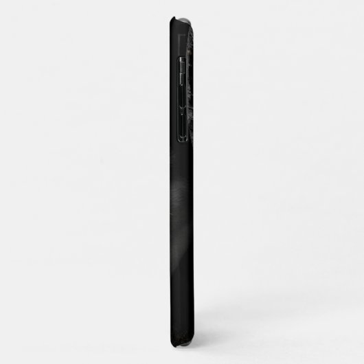 Kat met Mustache Case-Mate iPhone Case (Achterkant/links)