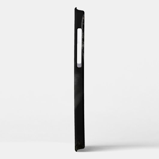 Kat met Mustache Case-Mate iPhone Case (Achterkant / Links)