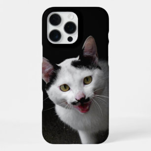 Kat met Mustache iPhone 16 Pro Max Hoesje