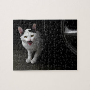 Kat met Mustache Legpuzzel