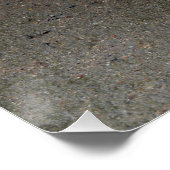 Kat met Mustache Perfect Poster (Hoek)