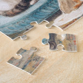 Kat met muziek Puzzel (Zijkant)
