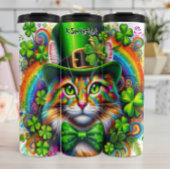 Kat met Pet van Leprechaun Thermosbeker