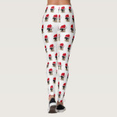 Kat met Pet van Santa Leggings (Achterkant)