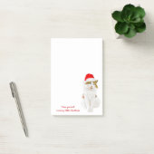 Kat met Pet van Santa Post-it® Notes (Kantoor)