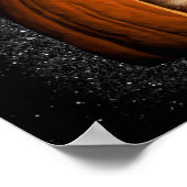 Kat met pompoenhaar poster (Hoek)