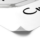 Kat met Poster van de vis Bowl (Hoek)