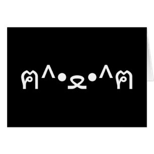 Kat met poten euticon ฅ^ ・ ع・ Japanse Kaomoji