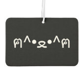 Kat met poten euticon ฅ^ ・ ع・ Japanse Kaomoji ai Luchtverfrisser (Achterkant)