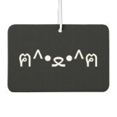 Kat met poten euticon ฅ^ ・ ع・ Japanse Kaomoji ai Luchtverfrisser (Voorkant)