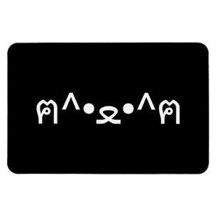 Kat met poten euticon ฅ^ ・ ع・ Japanse Kaomoji Magneet