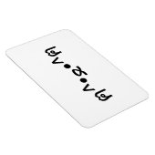 Kat met poten euticon ฅ^ ・ ع・ Japanse Kaomoji Magneet (Rechterzijde)