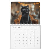 Kat met pruik kalender (Jan 2027)