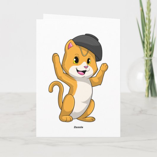 Kat met Ramenkom Kaart (Achterkant)