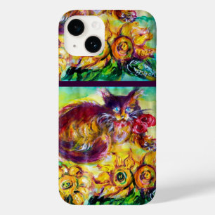 KAT MET RODE RIBBON EN ZONNEN Case-Mate iPhone CASE