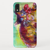 KAT MET RODE RIBBON EN ZONNEN Case-Mate iPhone CASE (Achterkant)