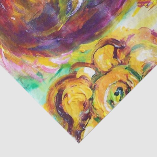 KAT MET RODE RIBBON EN ZONNEN TISSUEPAPIER (Detail)