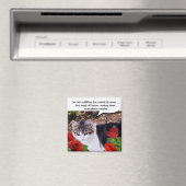 KAT MET RODE ROZEN EN SPEK MAGNEET (Insitu (Vaatwasser))