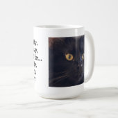 kat met rookkleurig kat , grr grr ( 2 ) koffiemok (Voorkant rechts)