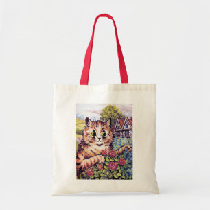 Kat met Rozen, Louis Wain Tote Bag