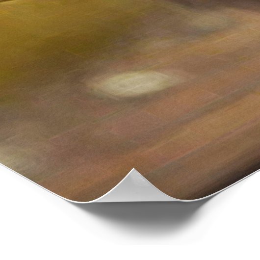 Kat met rugzak. poster (Hoek)