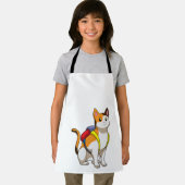 Kat met satchel schort (Insitu)