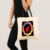 Kat met schroefdop - tote bag (Voorkant (product))