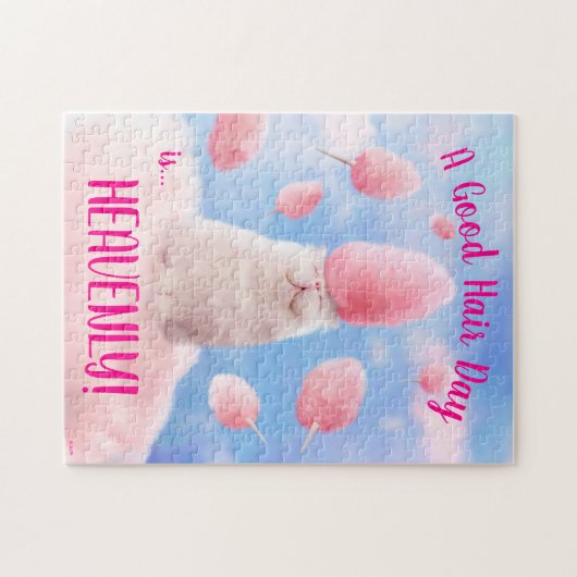 Kat met Snoepjes haar Legpuzzel (Horizontaal)