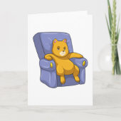Kat met Sofa Kaart (Voorkant)