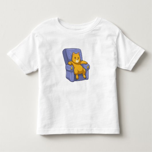 Kat met Sofa Kinder Shirts (Voorkant)