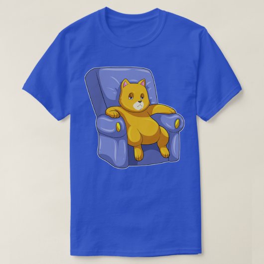 Kat met Sofa T-shirt (Design voorkant)