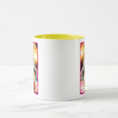 Kat met Sparkler Cupcake Mok (Midden)